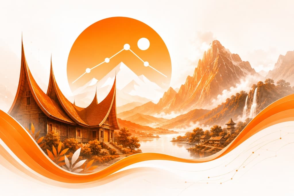 Ilustrasi Wisata Sumatera Barat